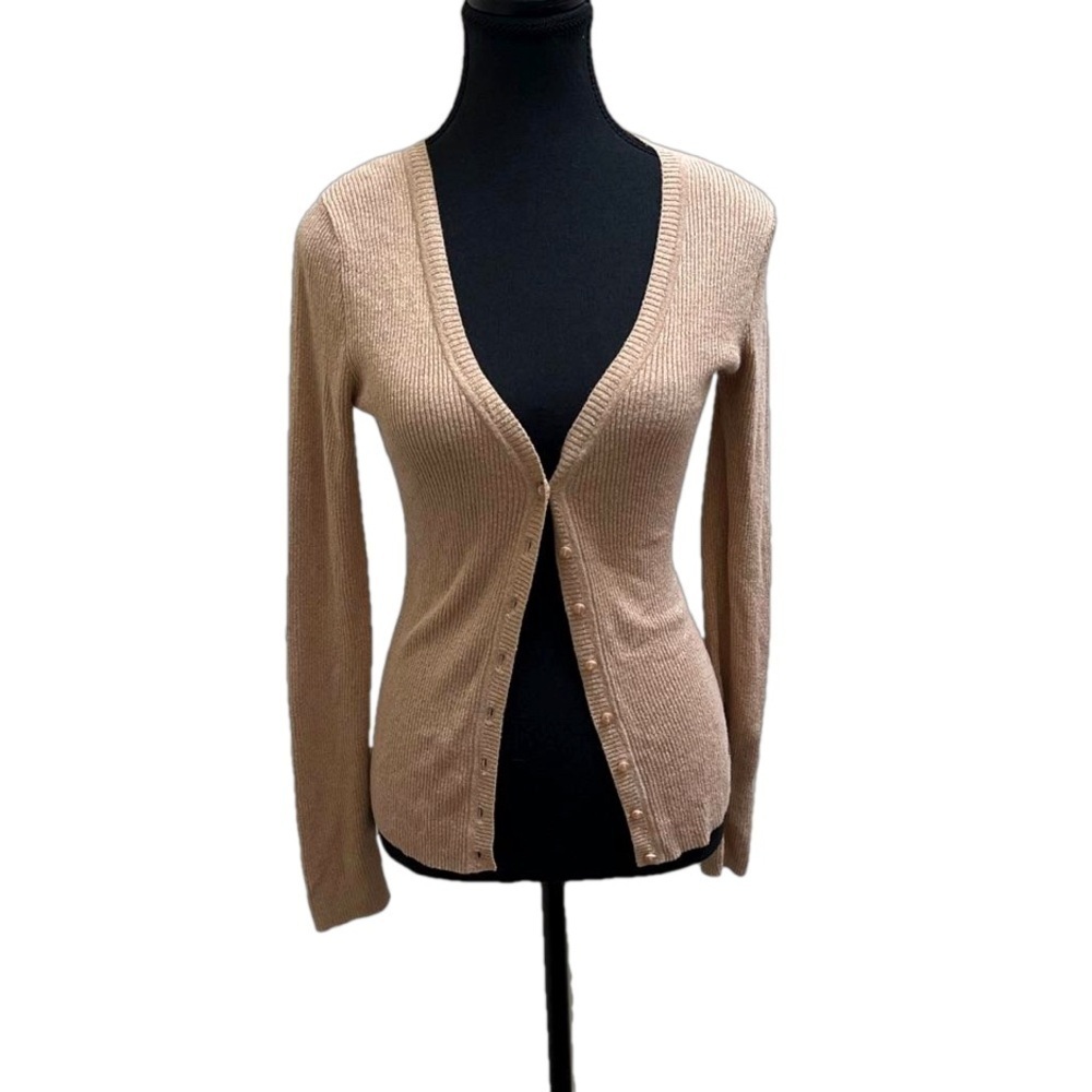 Tommy Hilfiger gold lame cardigan